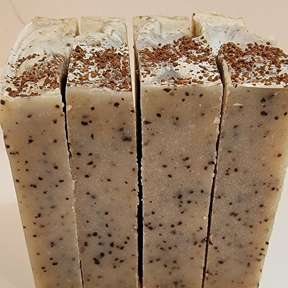 Coffee Exfoliant Handcrafted Soap - Picture 2 of 4